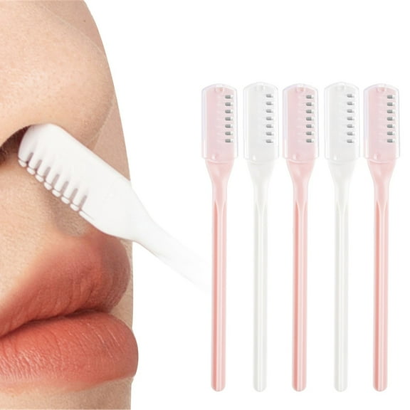 Safeglitz 2024 Manual Nasal Hair Remover - 360° Rotating Tool for Women & Men (2pc, Random Color)