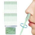 thumbnail image 1 of Safeglitz 2024 Upgrade 2-in-1 Nose Hair Trimmers - 20Pcs Manual Tools with Ear Spoon, 360° Rotating for Women & Men, 1 of 9