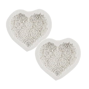 Safeglitz 3D Rose Flower Silicone Baking Mold - Realistic Design for Fondant, Chocolate, Candy, Perfect for Wedding or Mothers Day Cake Decorations, Flexible and Non-Stick