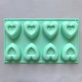thumbnail image 1 of Safeglitz 4-Pack Heart-Shaped Silicone Baking Molds - 8-Cavity Non-Stick Muffin & Brownie Pan for Valentine's Day, Christmas, Desserts, 1 of 9