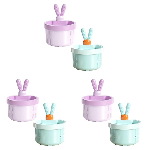 Safeglitz 6 Pcs Cactus Sink Drain Strainer – Press-to-Dump Kitchen Sink Filter Basket, 3 Inch Food Residue Collector with One-Press Lifting Stopper, Multifunctional Waste Catcher for Home