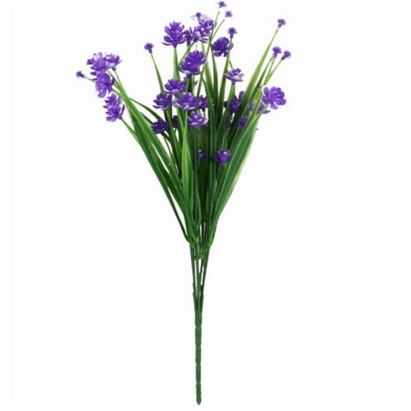 Safeglitz Artificial Flowers for Outdoors - 2 Pack Plastic Plants for Spring Summer, Realistic Petals, Weather Resistant Fade Proof, Adjustable Branches, for Garden Porch Terrace Window Sill