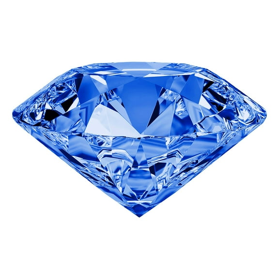 Safeglitz Crystal Diamond Paperweight(Jewels Style), for Wedding Decorations/Christmas Centerpieces/Home Decor/Gift, 50Mm (2Inch),50Mm Decorative Blue Diamond