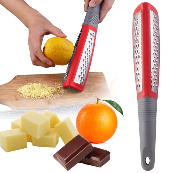 Safeglitz Double-Sided Stainless Steel Grater - Multifunctional Kitchen Cheese & Vegetable Grater, Ergonomic Handle, Easy-Clean