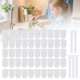 thumbnail image 1 of Safeglitz Faucet Filter Cotton Bag for Cold & Hot Water Fixtures, Removes Scale, Sand, Sediments & Water Impurities (55PC), 1 of 7