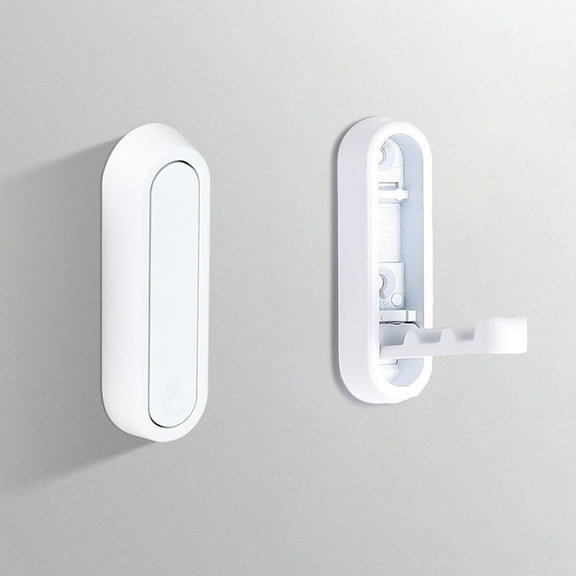 Safeglitz Foldable Bathroom Towel Hooks – Multi-Purpose Storage for Coats, Robes & Purses (Bathroom/Closet/Entryway)Household folding hook