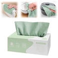 thumbnail image 1 of Safeglitz Green Pull Out Microfiber Cleaning Cloths - Reusable and Absorbent, Streak Free Wipes for Kitchen and Car Dusting, 20x20cm, Portable Dispenser, 1 of 9