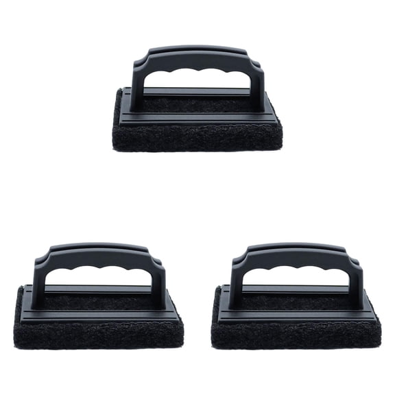 Safeglitz Griddle Cleaning Kit for Blackstone, Flat Top Grill Cleaning Kit Non-Scratch Scouring Pads for Kitchen, Black(3Pcs)
