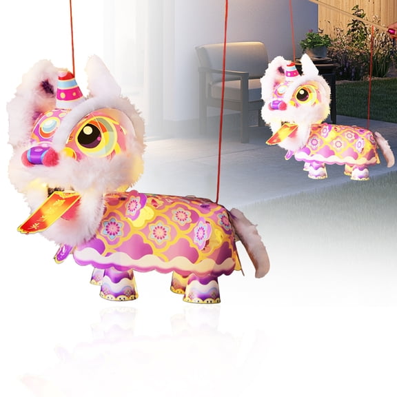 Safeglitz Hanging Paper Chinese New Year 2026 DIY Dragon Kit - Spring Festival Home Decoration for Kids & Adults, Chinese New Year Craft