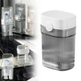 thumbnail image 1 of Safeglitz Large-Capacity Travel Toothbrush Holder Case - Clear PET Plastic, Stores Toothbrush, Toothpaste, Comb, Doubles as Rinsing Cup, Portable for Camping Business Trip Bathroom, Gray, 1 of 9
