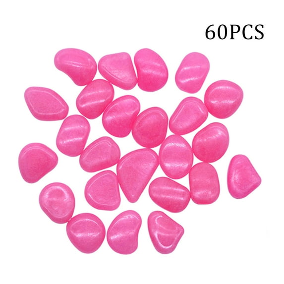 Safeglitz Luminous Garden Pebbles – Glow-in-the-Dark Rocks for Walkways & Outdoor Decor Glowing Stone (50Pc)
