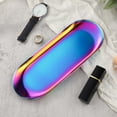 thumbnail image 1 of Safeglitz Oval Stainless Steel Trinket Tray, Small Serving Dish for Jewelry or Cosmetics, Sleek & Durable Design for Organized Bedroom or Bathroom Decor, 1PC, 1 of 6