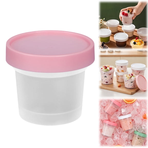 Safeglitz Plastic Food Storage Containers with Snap Top Lids - Reusable Meal Prep Bowls for Soup Leftovers, Microwavable Freezer Safe Food Storage Set, BPA Free Airtight Takeout Containers