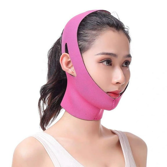 Safeglitz Post-Surgical Chin & Neck Compression Strap - Face Slimmer Garment Wrap