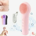 thumbnail image 1 of Safeglitz Rechargeable Heated Silicone Facial Brush - Vibrating Exfoliating & Deep Cleansing Massage Tool, 1 of 9