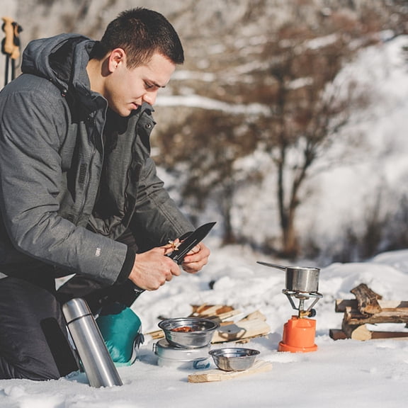 Safeglitz Stainless Steel Small Saucepan with Pour Spout,Mini Milk Warmer Pot for Single Serving Meals,Compatible All Stovetops,Hanging Hole for Storage,Perfect for Babies,Camping, and Small Portions