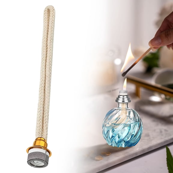 Safeglitz Standard Size Catalytic Fragrance Lamp Replacement Wicks, Clay & Fabric Thread Core for Most Aromatherapy Lamps, Durable & Long-Lasting for Home Fragrance Diffusion, 2 Pack