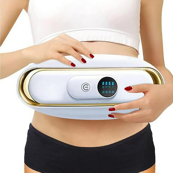 Safeglitz USB Electric Abdominal Massager Belt - 3 Modes, Wearable for Back, Buttock & Legs, Improves Waist & Shoulder Discomfort (Green)