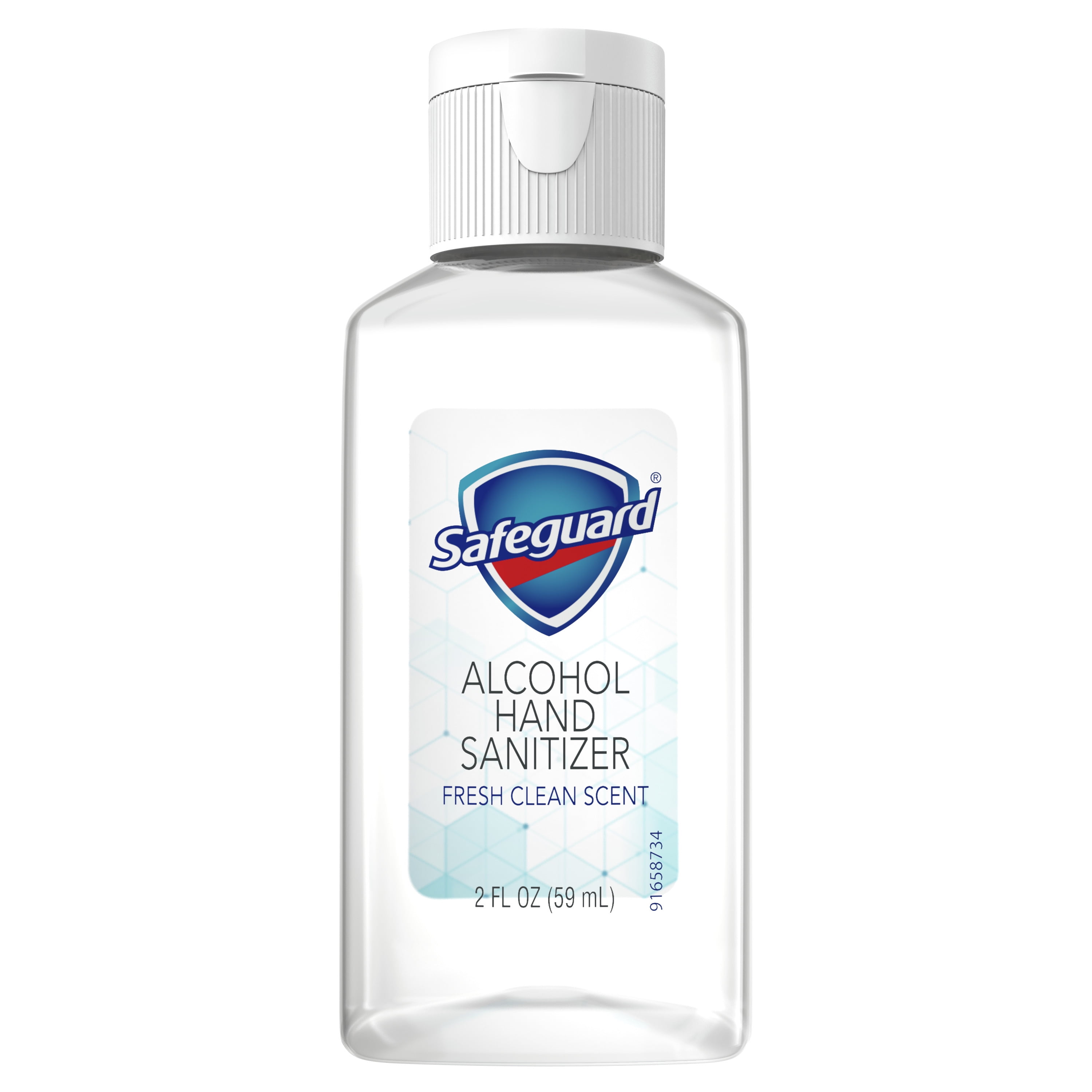 Safeguard Alcohol Hand Sanitizer, Fresh Clean Scent, 2 oz