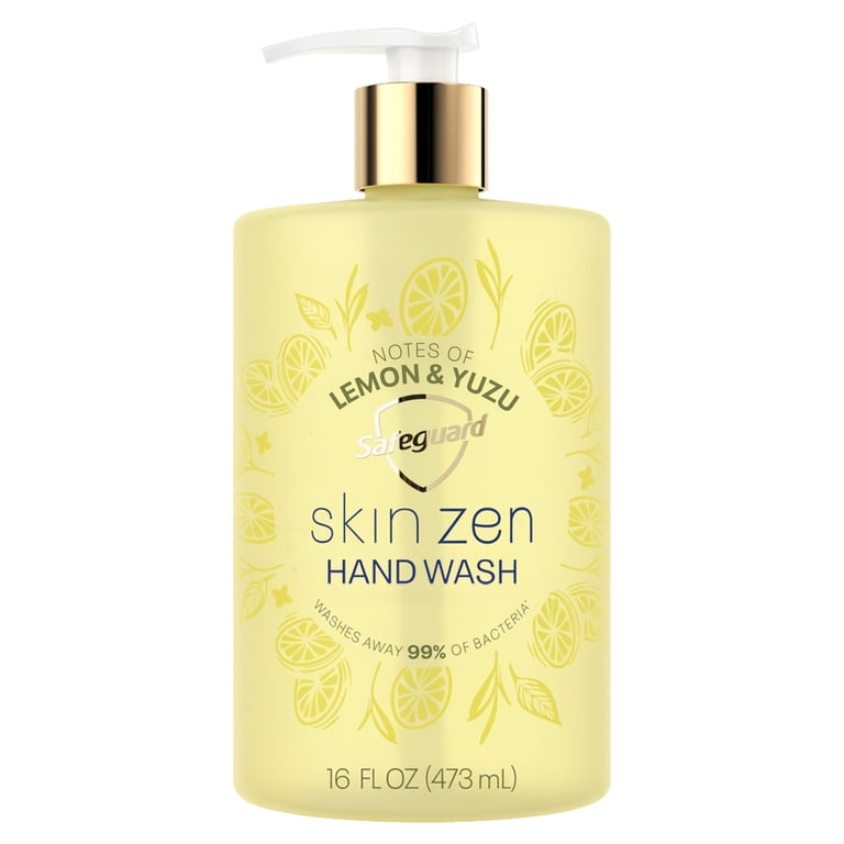 Safeguard Skin Zen Liquid Hand Soap, Notes of Lemon & Yuzu, 16 fl