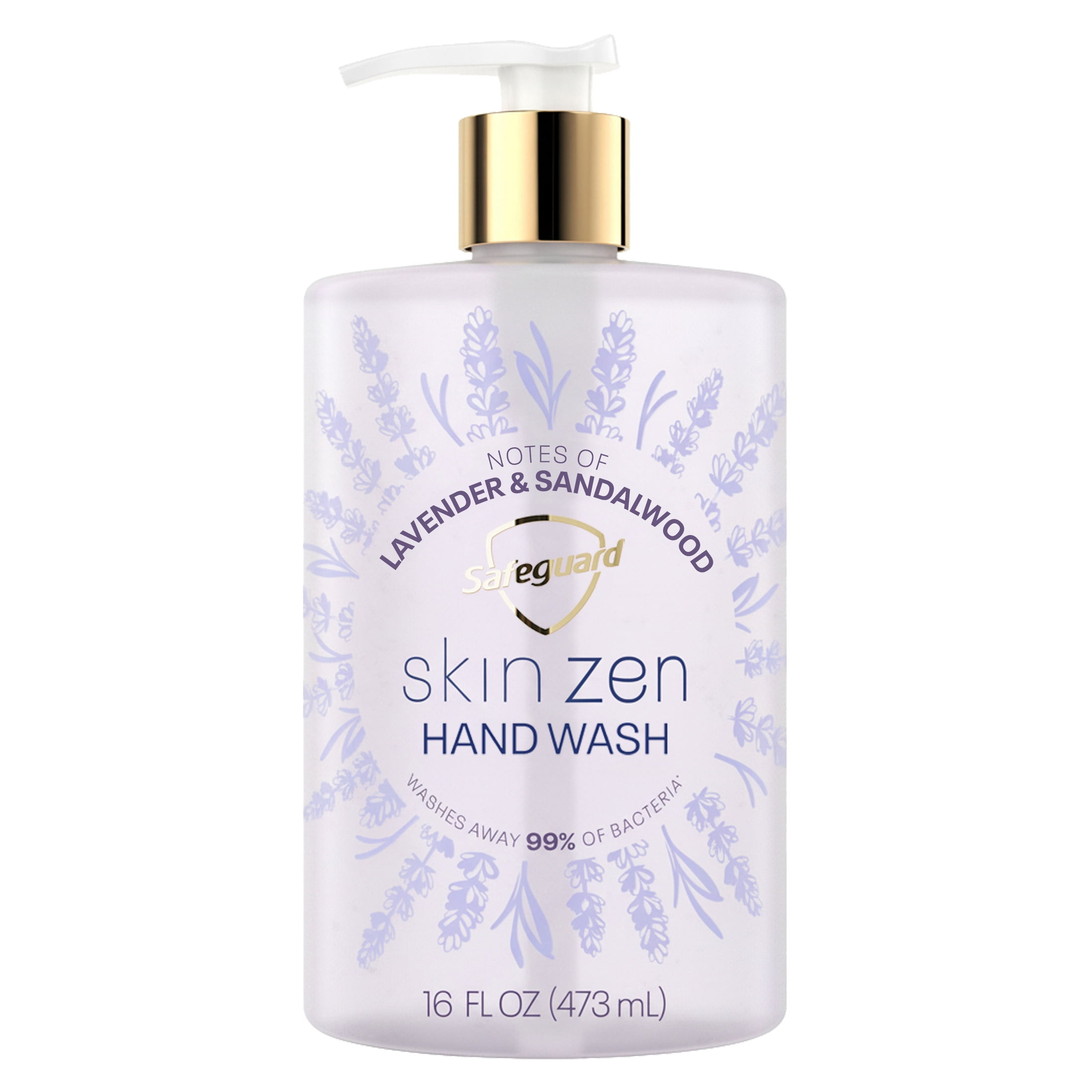 Safeguard Skin Zen Liquid Hand Soap,  Notes of Lavender & Sandalwood, 16 fl oz