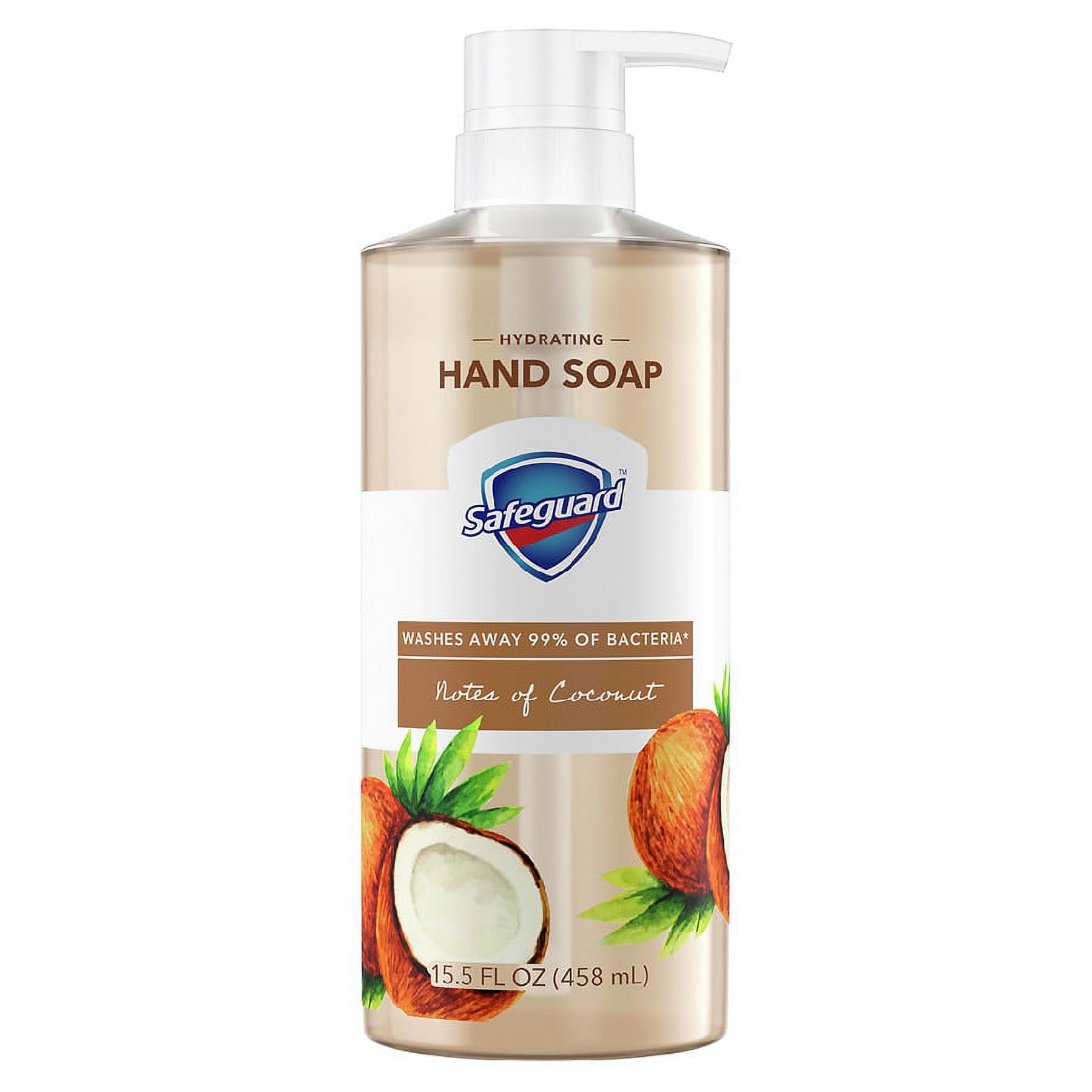 Safeguard Liquid Hand Soap Notes of Coconut
