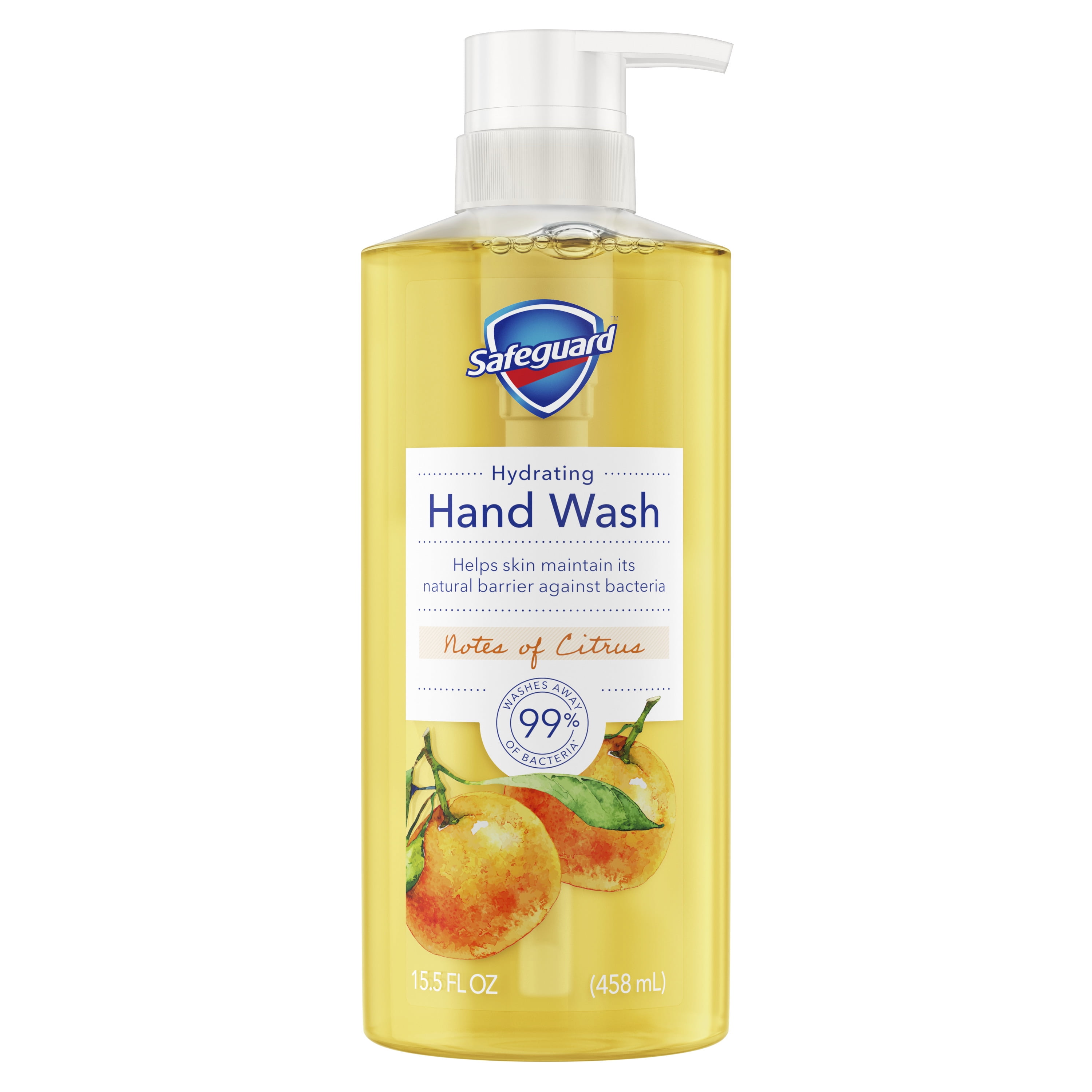 Safeguard Liquid Hand Soap Nourishing Notes of Citrus, 15.5 oz