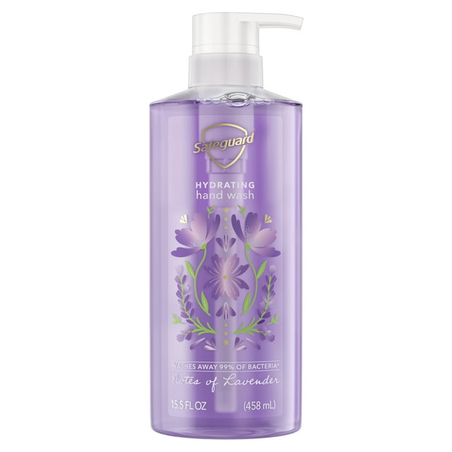 Safeguard Liquid Hand Soap Nourishing Notes of Lavender, 15.5 oz