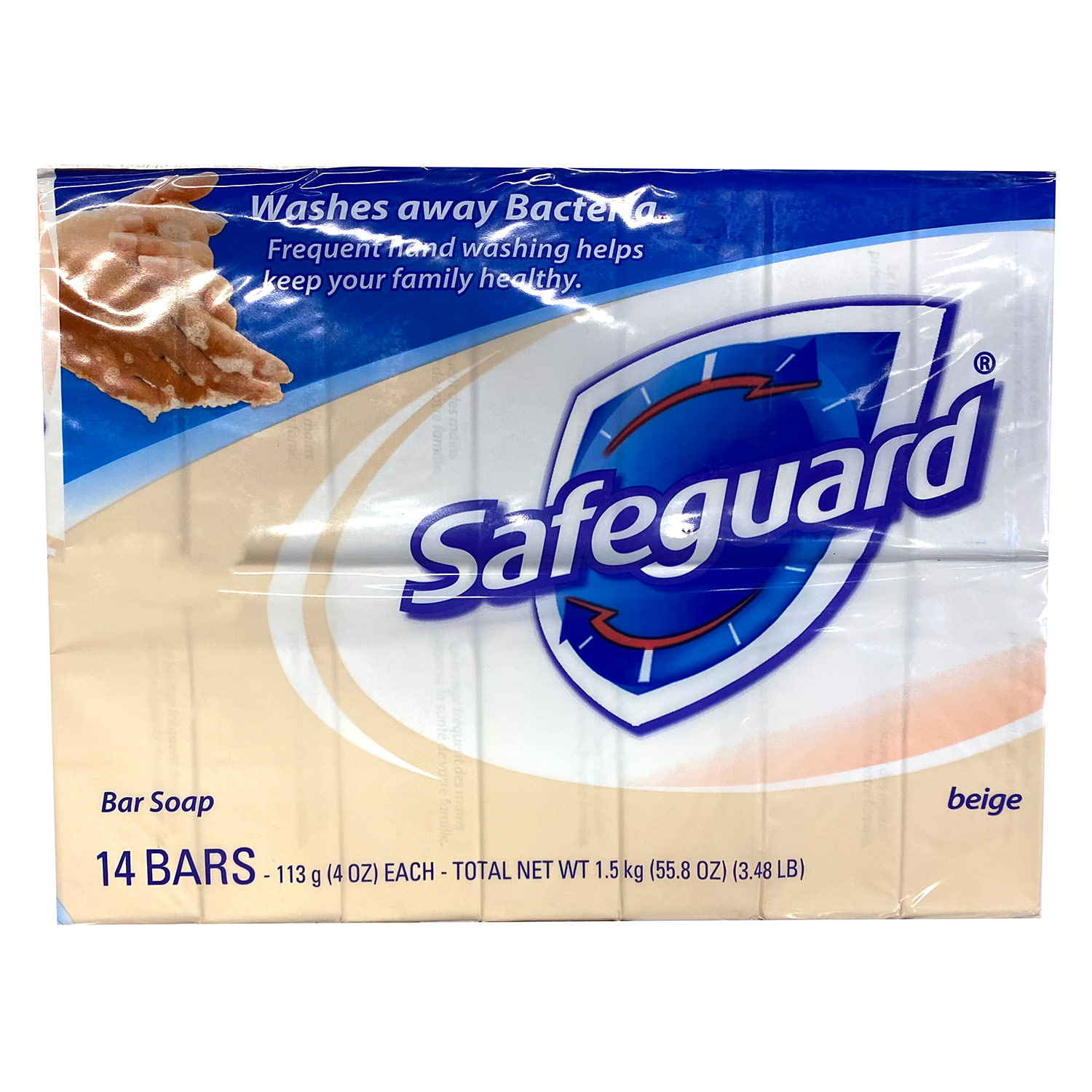 Safeguard Original Bar Soap, Beige, 4 Ounces, 14 Pack - image 1 of 6