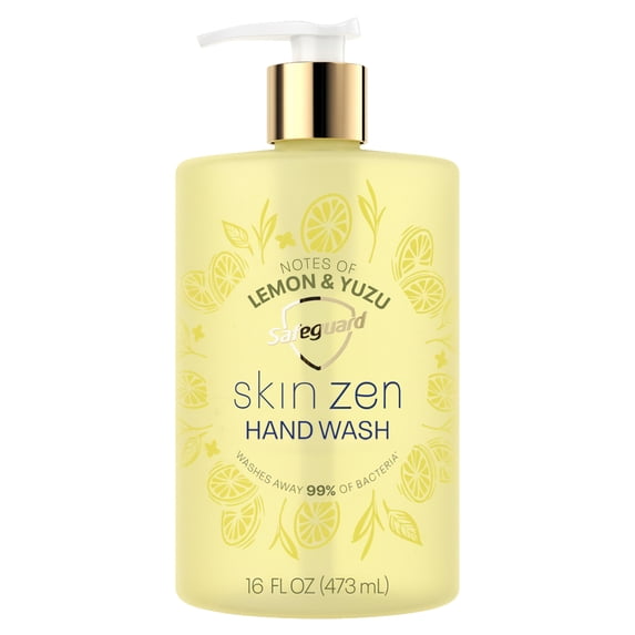 Safeguard Skin Zen Liquid Hand Soap, Notes of Lemon & Yuzu, 16 fl oz