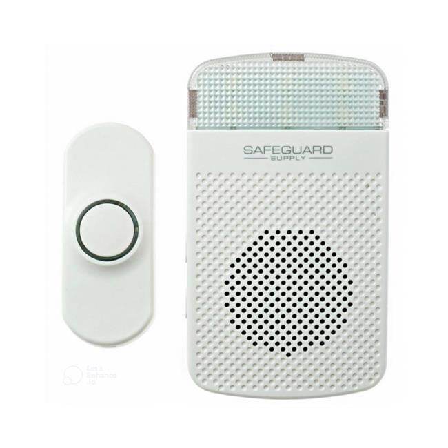 Safeguard Supply SS-ERA-DCKIT Wireless Doorbell & Flashing Strobe Receiver Kit