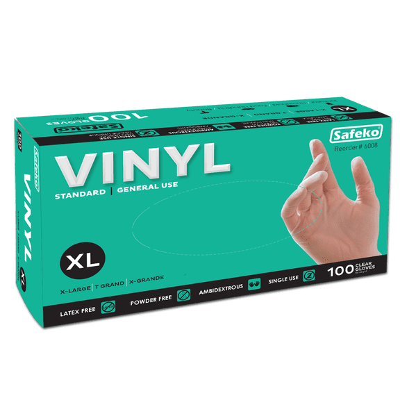Safeko - Vinyl Industrial Glove - Powder Free - 4.0G