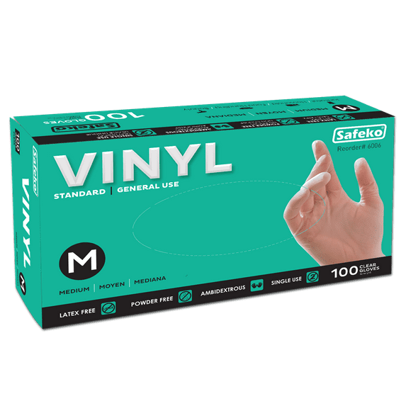 Safeko - Vinyl Industrial Glove - Powder Free - 4.0G