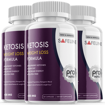 Safeline Keto Pills Ketogenic Supplement for Men and Women (3 Pack)