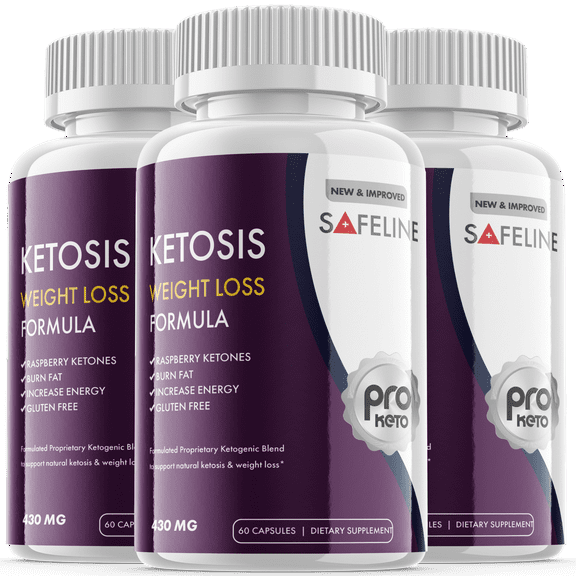 Safeline Keto Pills Ketogenic Supplement for Men and Women (3 Pack)