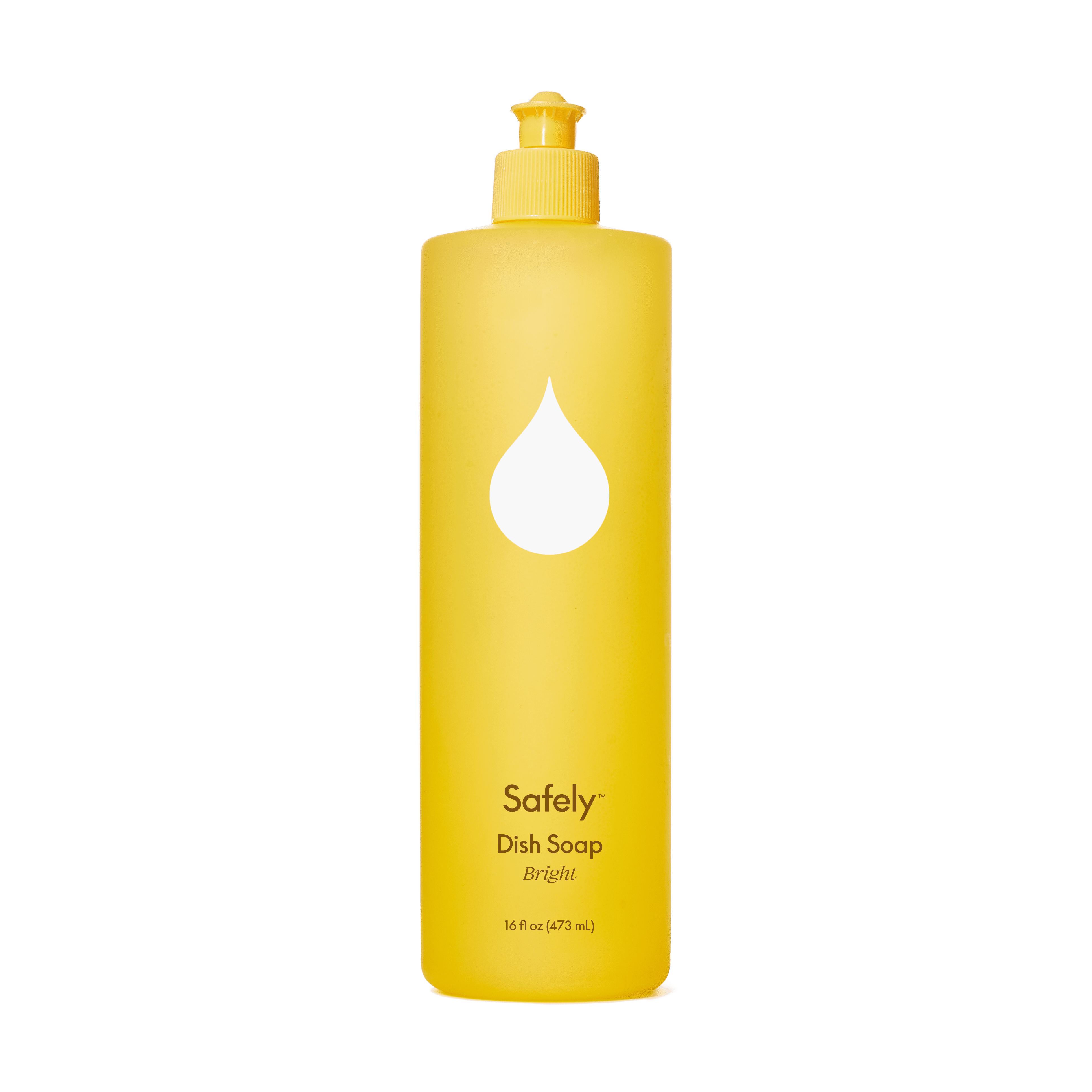 Safely Dish Soap, Handwashing and Dishwasher-Approved, Bright Scent, 16 fl oz