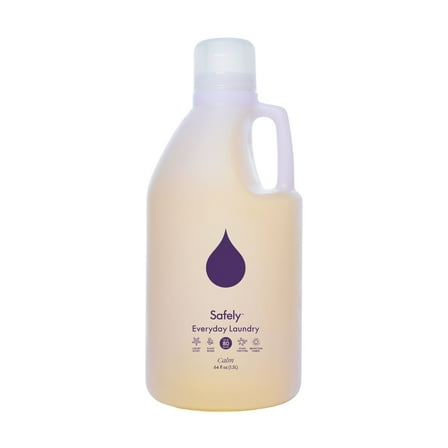Safely Everyday Liquid Laundry Detergent, Calm Scent, 64 fl oz, 80 Loads