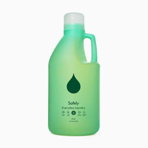 Safely Everyday Laundry Detergent, Liquid, Rise Scent, 64 fl oz