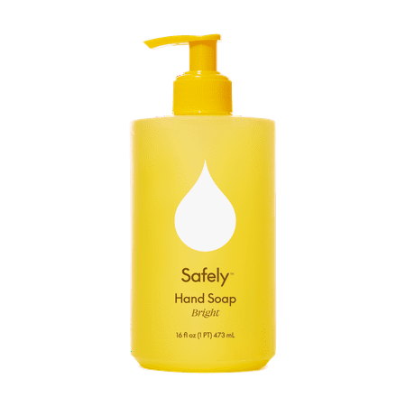 Safely Hand Soap, Naturally Moisturizing & Hydrating, Bright Scent, 16 fl oz