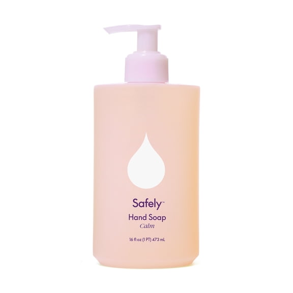 Safely Hand Soap, Naturally Moisturizing & Hydrating, Calm Scent, 16 fl oz