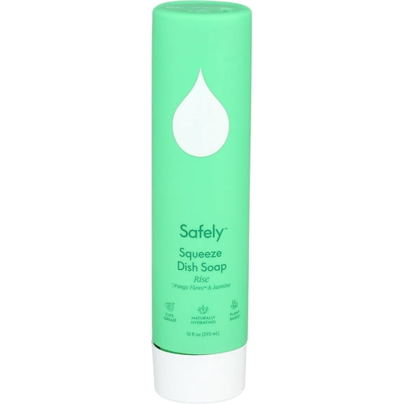 Safely Rise Dish Soap Squeeze, Orange Flower & Jasmine, 10 FZ