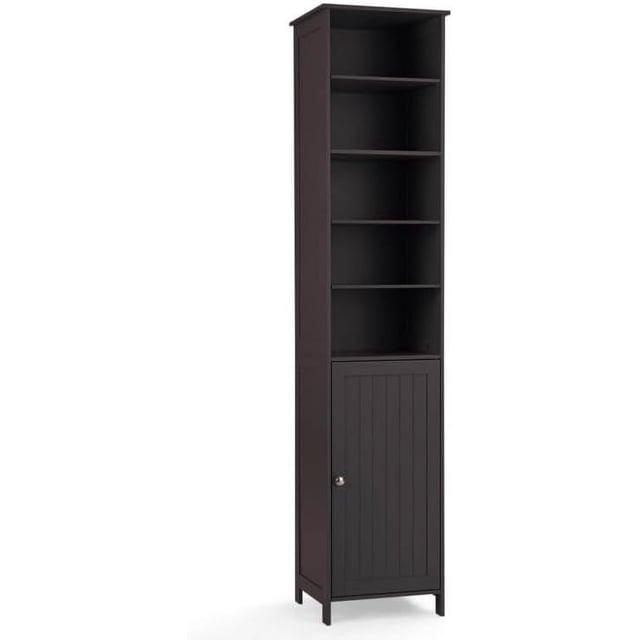 Safeplus 72" Tall Bathroom Storage Cabinet Free Standing Tower ...