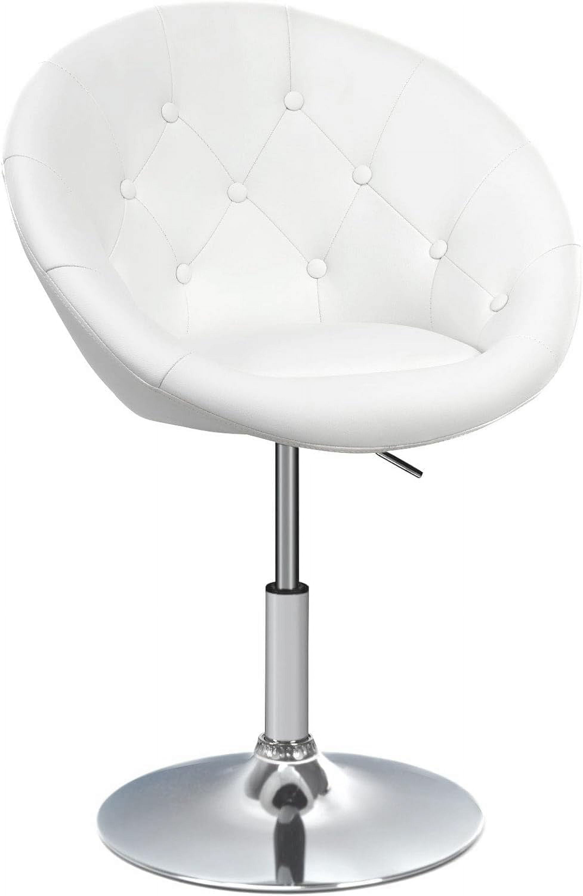 Safeplus Vanity Chair with Back, Modern Swivel Height Adjustable Makeup ...