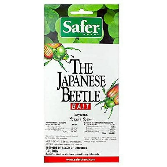 Safer Japanese Beetle Trap Attractant Bait Lure Refill - Bait - 48 Piece