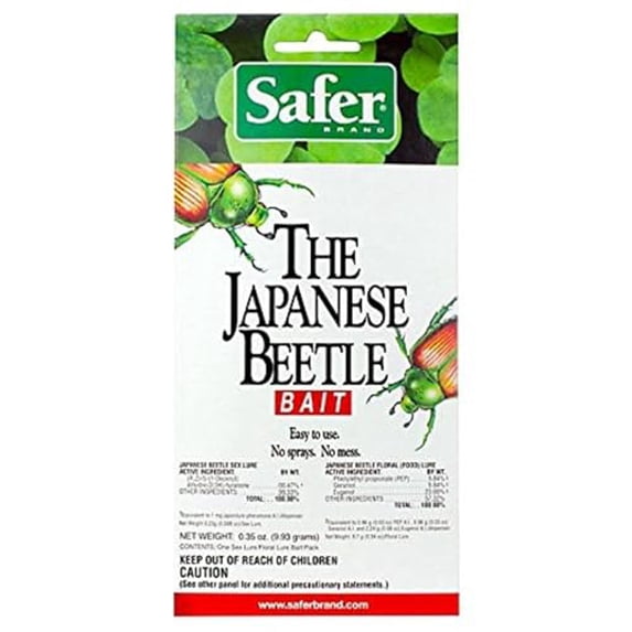 Safer # 70006 Japanese Beetle Trap Attractant Bait/Lure - Quantity 5