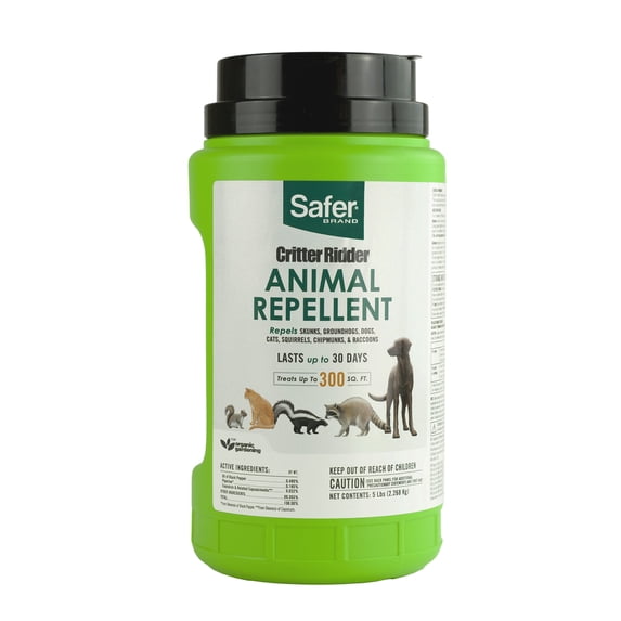 Safer Brand Critter Ridder Animal Repellent Granules - 5 lb Bottle