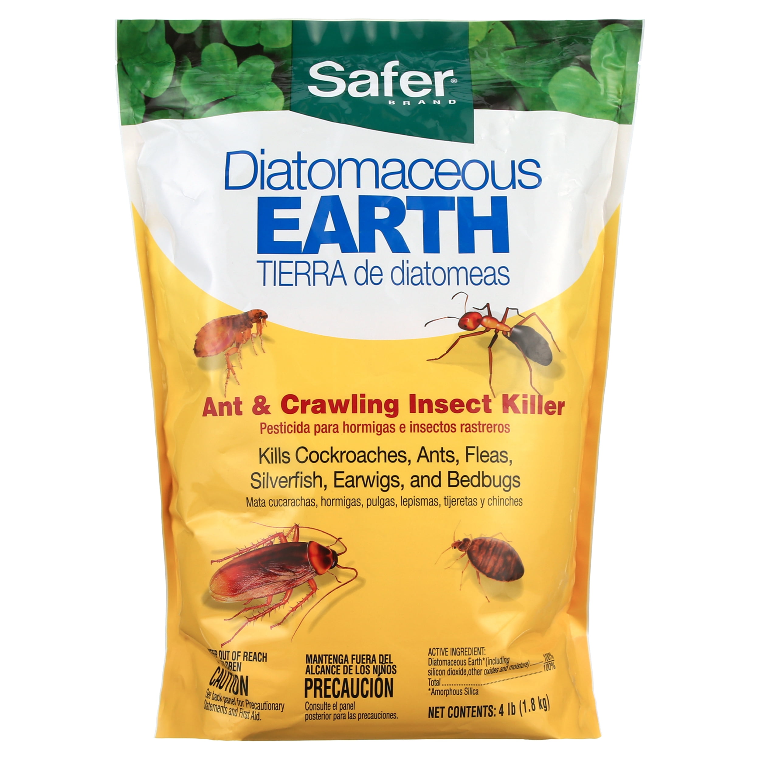 Safer Home Diatomaceous Earth Ant & Crawling Insect Killer 4 lb.