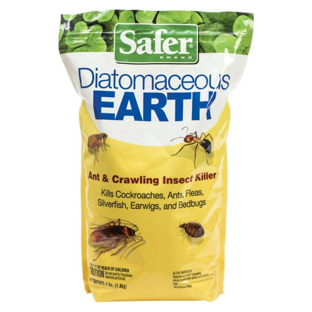 Safer Brand Diatomaceous Earth Bed Bug, Flea, Ant, Crawling Insect Killer 4 lb