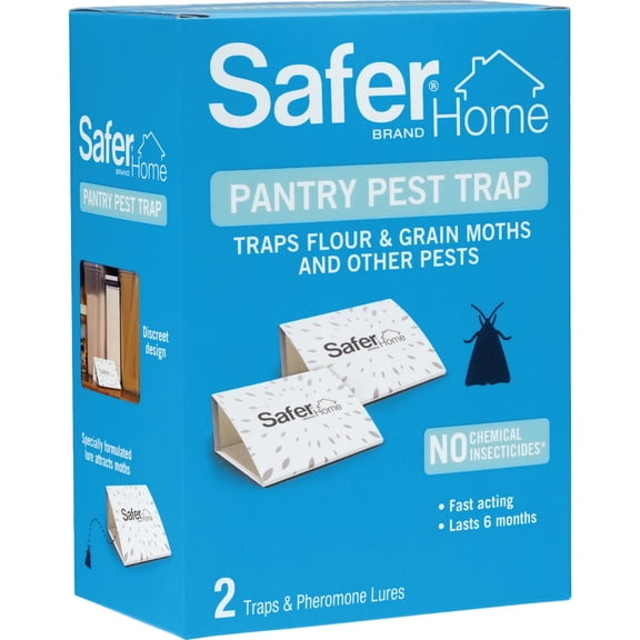 12-pack Safer Pantry Pest Trap - Moth Control - 12 Pack, 24 Traps Total — Residential Use, Standard Application