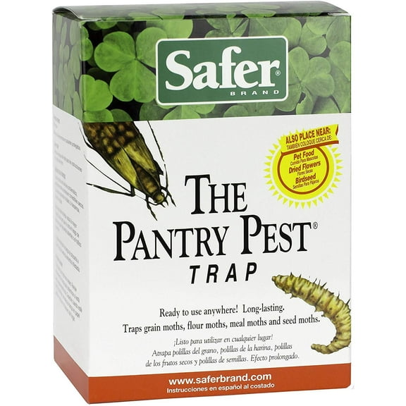 Safer Pantry Pest Trap - Moth Control - 12 Pack, 24 Traps Total